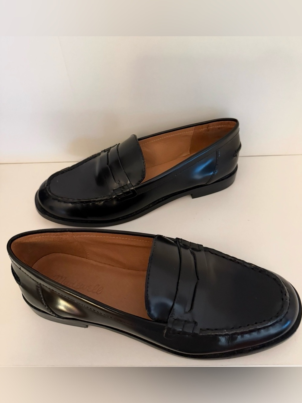Madewell The NYE Penny Loafer - 7H - True Black - Picture 2 of 10